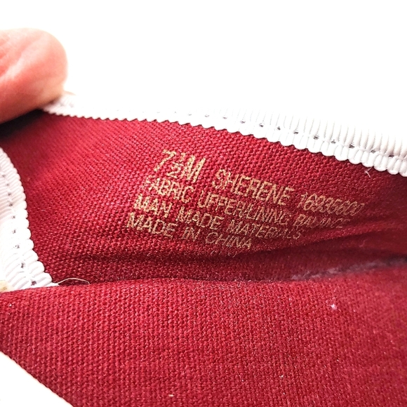 Naturalizer Sherene wedge espadrille sandals. Dark red/maroon. 7.5 M - Picture 9 of 12